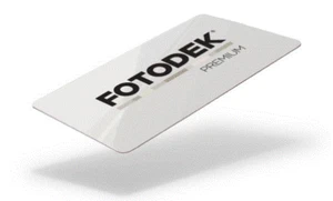 Blanko Kunststoff PVC Karten PREMIUM FOTODEK 'FIRE' weiß 760 Mikron (100er Pack) - Bild 1 von 1