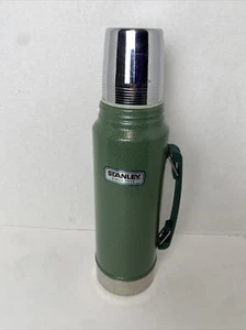 Stanley Aladdin Green Vacuum Bottle Thermos A-944DH- 1 Quart/Liter 3 Pieces - Picture 1 of 13