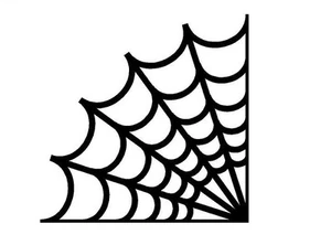SPIDER WEB #49 DECAL VINYL GRAPHIC CAR TRUCK SUV VAN CROSS OVER VEHICLE CREEPY - Bild 1 von 1