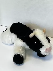 Aurora Plush Black & White Cow July 2016 Holstein-Friesian Stuffed Animal - Picture 1 of 7