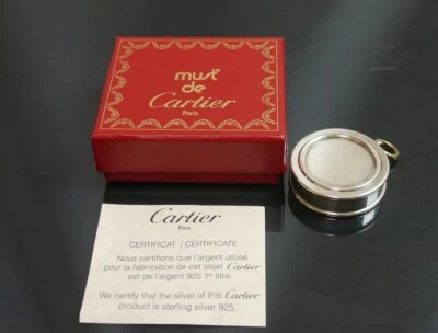 Authentic Cartier Pill Case Trinity Sterling Silver #3885 - Image 1 of 4