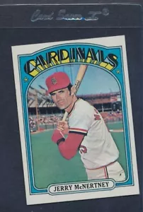 1972 Topps #584 Jerry McNertney Cardinals quasi nuovo *3540 - Foto 1 di 1