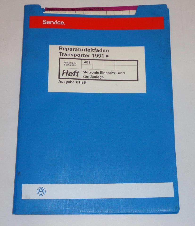 Manual de Taller VW Bus / Transporter T4 Monotronic Inyección- Y - Imagen 1 de 1