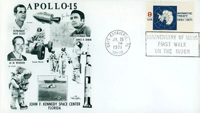 US 1431 Space Cover Apollo 15 by Orbit Covers - Image 1 of 2