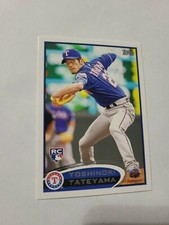 2012 Topps Baseball Card Yoshinori Tateyama 437 Rookie