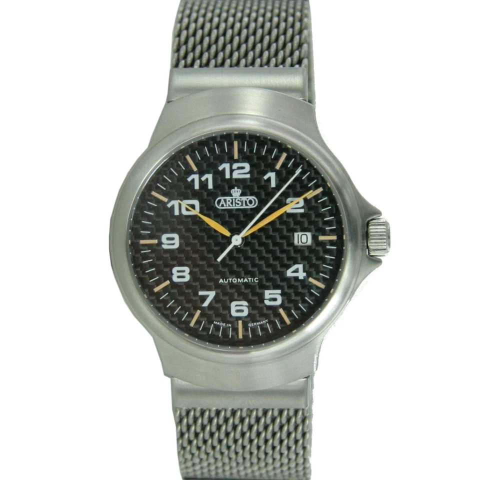 ARISTO Men's Watch Carbonwatch Automatic Stainless Steel 7H95