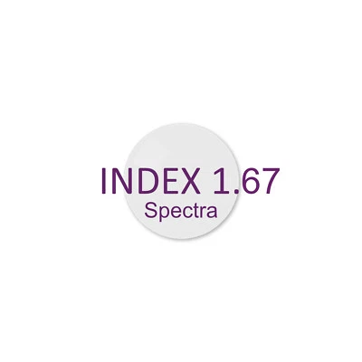 1 Paar Brillengläser Index 1.67 mit Super-Entspiegelung und Hartschicht inkl. - Bild 1 von 2