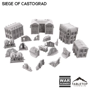 Paquete de terreno a pequeña escala Siege of Castograd de 8 mm - Wargaming de mesa de 6 mm - Imagen 1 de 7