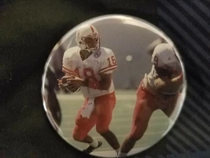 NEBRASKA CORNHUSKERS BROOK BERRINGER BOTÓN PINBACK - Imagen 1 de 1