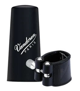 Vandoren Eb Clarinet Leather Ligature & Plastic Cap LC22P - Picture 1 of 1