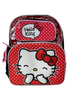 Sanrio Hello Kitty 16" Canvas 3D School Backpack - Picture 1 of 3