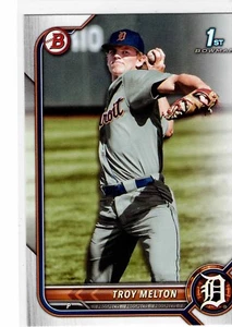 Troy Melton Detroit TIgers 2022 Bowman Draft 1st Bowman - Picture 1 of 3