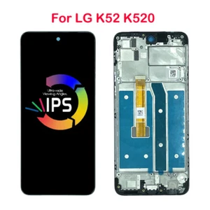 6.6" For LG K52 K520 LMK520 LCD Display Touch Screen Digitizer Assembly w/Fr - Picture 1 of 4