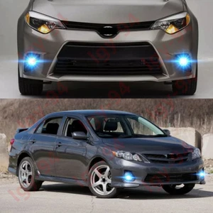 For Toyota Corolla 2009-2016 - 2PC 8000K Ice Blue LED Fog Light Lamp Bulbs GJ - Picture 1 of 11