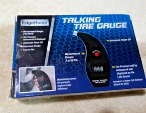 EDGEHOME TALKING TIRE GAUGE " Used in box - Picture 1 of 1