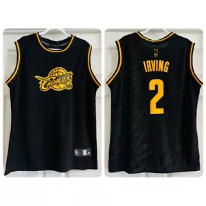 Cleveland Cavaliers Kyrie Irving Jersey Adidas Mens Large Black NBA Stitched - Picture 1 of 9