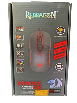 Redragon Phoenix gaming mouse New in box - Image 1 of 4