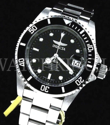 NEU Invicta Pro Diver MÜNZRAND Lünette NH35 AUTOMATIK 24 Jewels SS Armband Uhr - Bild 1 von 4