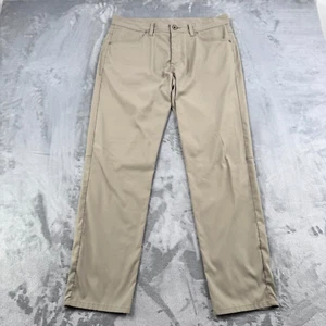Tommy Bahama Pantalones de Rendimiento de 5 Bolsillos para Hombres 33x30 Caqui Beige Ligero Chino - Imagen 1 de 14