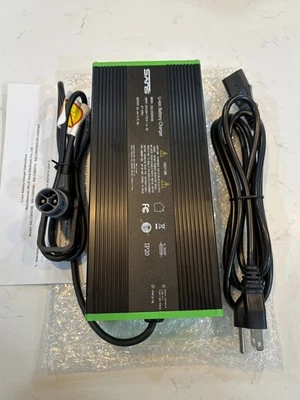 SANS 54.6V 9A Lithium Battery Charger SSLC500V48. New with cords and manual.  - Image 1 of 4