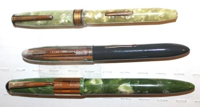 (3) FOUNTAIN PENS - LINDEN - ARNOLD - AMERICAN - Image 1 of 4