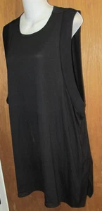 2 Old Navy Women Active UltraLite Sleeveless Tunic Top Tall~ Black/Blue New/Tags - Picture 1 of 7