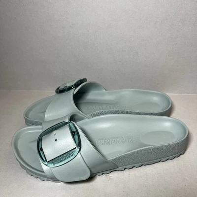 BIRKENSTOCK MADRID BIG BUCKLE EVA SURF 蓝色幻灯片女式 EU 39 — 第 1/3 张图片
