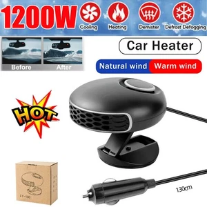 1200W Tragbare Elektroauto Heizung 12VDC Heizgebläse Defogger Defroster Demister - Bild 1 von 20