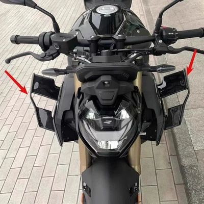 S 1000 R Gloss Black Front Winglets kits wind Fairing For BMW S1000R 2021-2023 - Image 1 of 4