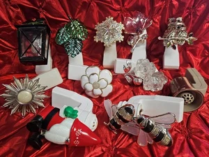 LOT OF 11 BATH & BODY WORKS WALLFLOWERS PLUG IN OWL CHRISTMAS SANTA BEE FLOWER - Picture 1 of 13