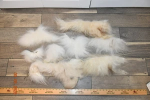 Sheepskin Scraps Wig Hair Icelandic Mohair for Vintage Dam Scandia Craft wigs - Picture 1 of 4