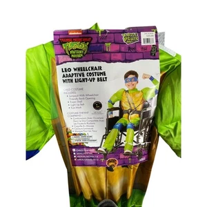 Teenage Mutant Ninja Turtles Costume Child Large Leo Wheelchair Adaptive NWT - Picture 1 of 6