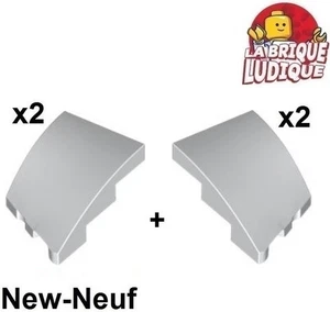 Lego Wedge 3x2 Keil Flügel Gebogen Winkel 80177 (x2) + 80178 (x2) weiß/white - Bild 1 von 1