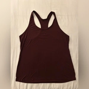 Old Navy Active Women's Maroon Go Dry Racerback Tank Size Large Gym Workout - Picture 1 of 6