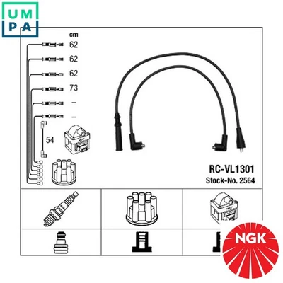IGNITION CABLE KIT 2564 FOR VOLVO 760 740/Rural/Combi/Break/Kombi 340-360 240 - Image 1 of 4