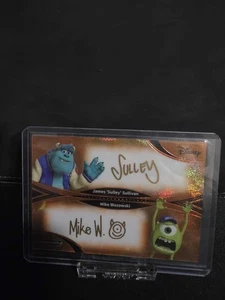 2025 Kakawow Disney Phantom Sulley / Mike Wazowski Dual Signature Auto Gold /50 - Picture 1 of 2