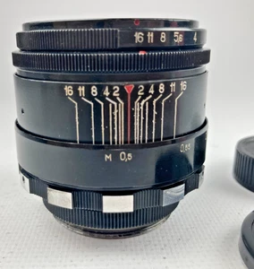 Helios 44-2 58mm f2 Belomo MMZ Zebra USSR portrait Lens SLR M42 Mount Manual CLA - Picture 1 of 12