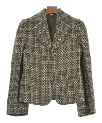 GUCCI Tailored Jackets BeigexBrown(Patterned) 46(Approx. M) 2200629319141 - Image 1 of 4