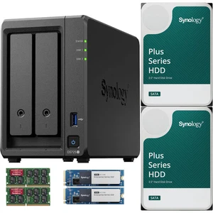 Synology DS725+ 2-Bay 8GB RAM 800GB Cache 4TB (2x2TB) Synology Plus Drives - Picture 1 of 1