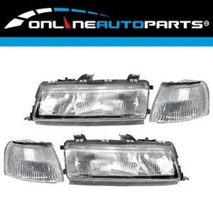 Headlight + Corner Indicator Set for Holden Commodore VN Calais Berlina 88~91 - Picture 1 of 8