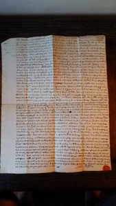 1772 GEORGE III 18TH C MANUSCRIPT INDENTURE - GOFORTH / WATSON - YORKSHIRE - Picture 1 of 9