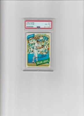 1980  Topps  Dave Stieb RC # 77    PSA 8 NM-MT    Nicely centered NQ - Image 1 of 2
