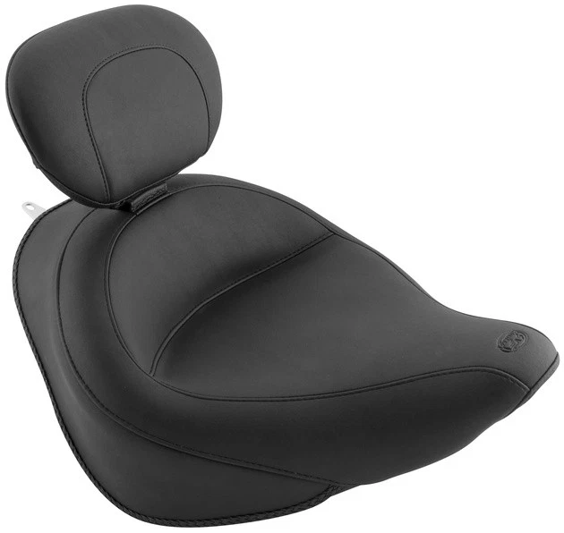 Asiento individual Mustang vintage ancho touring con respaldo #79530 Harley Davidson Foto 1 de 1