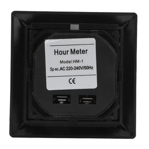 Betriebsstundenzähler 230V Digitaler Betriebsstundenzähler AC 220240 V 50 - Bild 1 von 17