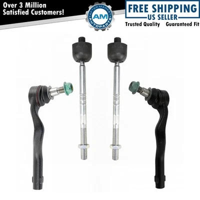 Juego de barras de amarre interiores y exteriores para Mercedes-Benz E350 2015 E400 2012-2015 Foto 1 de 4