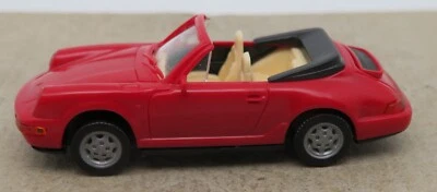 Micro WIKING Ho 1/87 Porsche 911 Carrera 4 Cabrio Rosso No. Box #16514 - Immagine 1 di 4