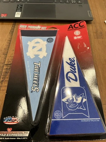 Ncaa Mini Pennant Set, ACC Conference Set, NEW Cover