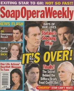 Soap Opera Weekly June 12, 2007 RICK HEARST-GRAYSON MCCOUCH-NIA PEEPLES-D CHISUM - Picture 1 of 1