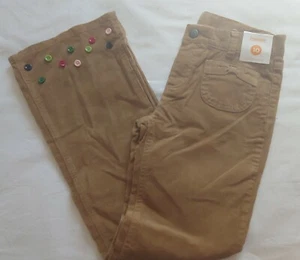 NWT Gymboree PUPS & KISSES Cord Button Hem Pants, Jeans, VINTAGE, Size 10 - Picture 1 of 2