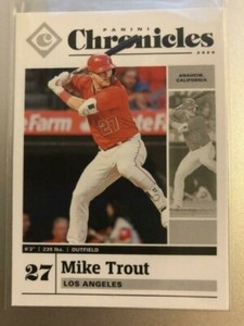 2020 Panini Chronicles #1 Mike Trout Los Angeles Angels